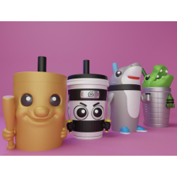 Vaso Milkshake "Tralalero Tralala"